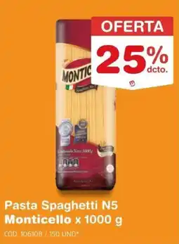 Makro Monticello Pasta Spaghetti N5 oferta