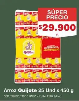 Makro Arroz Quijote oferta