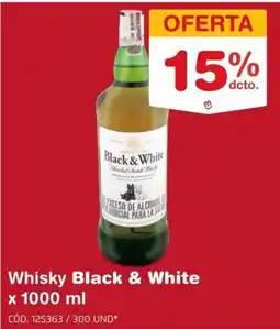 Makro Whisky Black & White oferta