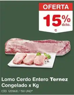 Makro Lomo Cerdito Entero Ternez oferta