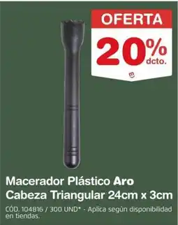 Makro Macerador Plástico Aro oferta