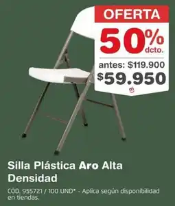 Makro Silla Plástica Aro Alta Densidad oferta