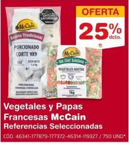 Makro McCain Vegetales y Papas Francesas oferta