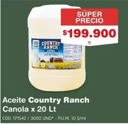 Makro Aceite Country Ranch Canola oferta