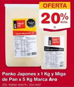 Makro Aro Panko Japones y Miga de Pan oferta