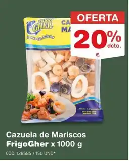 Makro Frigogher cazuela de mariscos oferta
