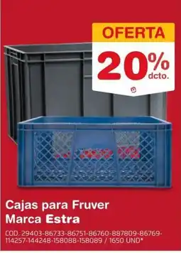 Makro Estra Cajas para Fruver oferta