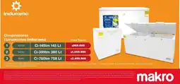 Makro Indurama Congeladores Horizontales oferta