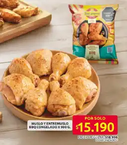 Ara Bucanero muslo y entremuslo bbq congelado oferta
