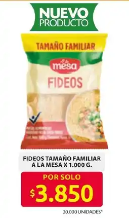 Ara Mesa fideos oferta