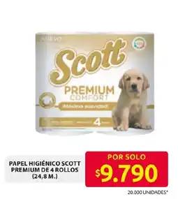 Ara Scott papel higiénico premium oferta