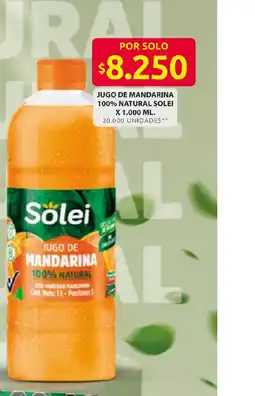 Ara Solei jugo de mandarina oferta
