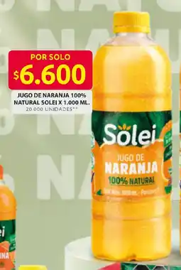 Ara Solei jugo de naranja oferta