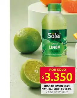 Ara Solei jugo de limón 100% natural oferta