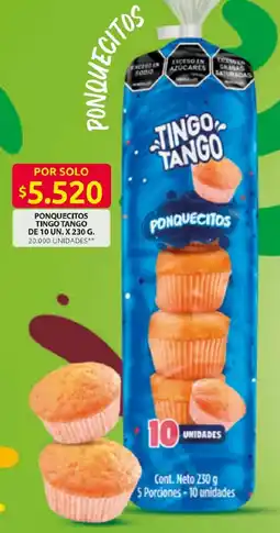 Ara Tingo Tango Ponquecitos oferta
