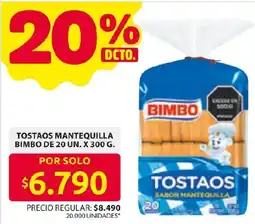 Ara Bimbo tostaos mantequilla oferta