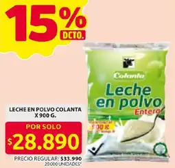 Ara Colanta leche en polvo entera oferta