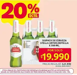 Ara Stella Artois cerveza oferta