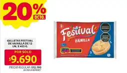 Ara Festival galletas de vainilla oferta