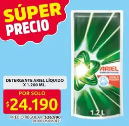 Ara Ariel detergente liquido oferta
