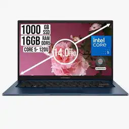 Falabella Portatil Vivobook 14 Intel Core 5 120U Ram 16GB SSD 1TB LED FHD 14 oferta