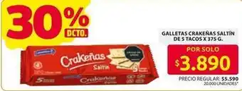 Ara Crakeñas - galletas crakeñas saltín oferta