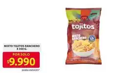 Ara Mixtto tojitos ranchero oferta