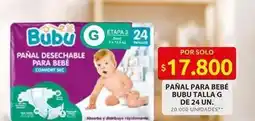 Ara Bubu - pañal desechable para bebé talla g oferta