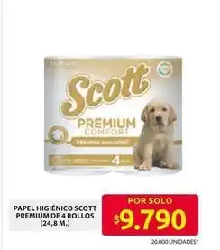 Ara Scott - papel higiénico premium comfort oferta