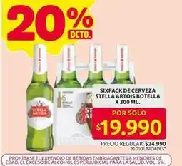 Ara Stella artois - cerveza botella oferta