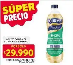 Ara Gourmet - aceite gourmet vitaplus oferta