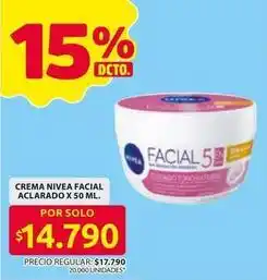 Ara Nivea - crema nivea facial aclarado oferta