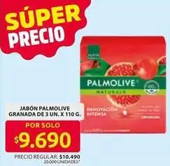 Ara Palmolive - jabón palmolive granada de 3 un. x 110 g oferta