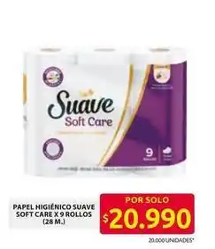 Ara Suave - papel higiénico soft care oferta