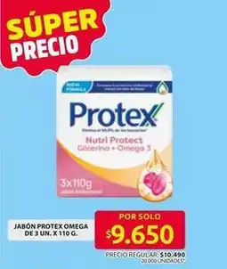 Ara Protex - jabón nutri protect glicerina + omega 3 oferta
