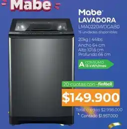 Full Hogar Mabe lavadora oferta