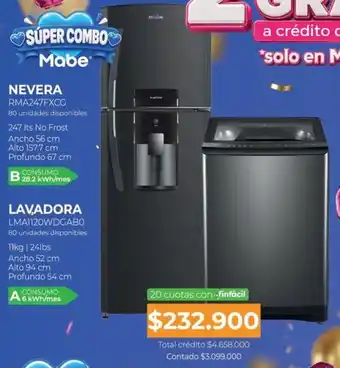 Mabe súper combo
