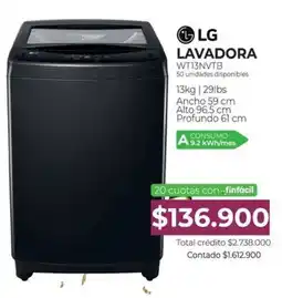 Full Hogar LG lavadora oferta