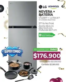 Full Hogar LG Nevera + batería oferta