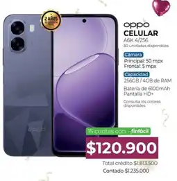Full Hogar oppo celular a6k 4/256 oferta