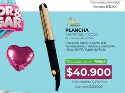 Full Hogar Alizz Professional Plancha 488 Titanium Gold oferta