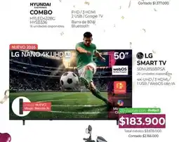 Full Hogar LG Smart tv 50" oferta