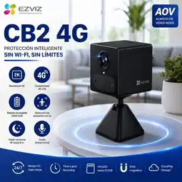 Falabella CB2 4G Cámara 2K con Nano SIM, AOV, IA, Audio Bidireccional y MicroSD 512 GB oferta