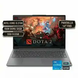 Falabella V14 G5 INTEL CORE i5 210H, RAM DDR5 32GB , SSD 512GB, 14 FHD, GRIS OSCURO oferta