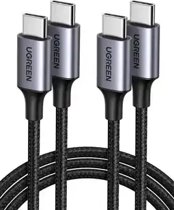 Falabella Cables trenzados USB-C a USB-C (2 metros) de 60W (2 Unidades) oferta