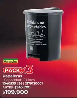 Easy Vanyplas Papeleras oferta