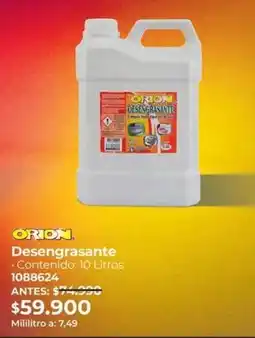 Easy Orion desengrasante oferta