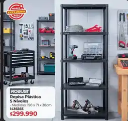 Easy Robust repisa plástica 5 niveles oferta
