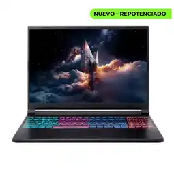 Falabella Portatil Gamer Nitro V16 Ryzen 7 260 Ram 32GB SSD 1TB RTX 5060 8GB Pantalla 16 WUXGA oferta