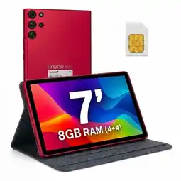 Falabella Tablet 7 Pulgadas NET Z 8GB RAM (4+4) 32Gb Android Sim Card + Estuche Folder Rojo oferta